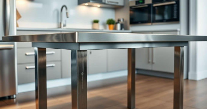 Mesas Inox para Cozinha: Durabilidade e Estilo que Transformam Seu Espaço