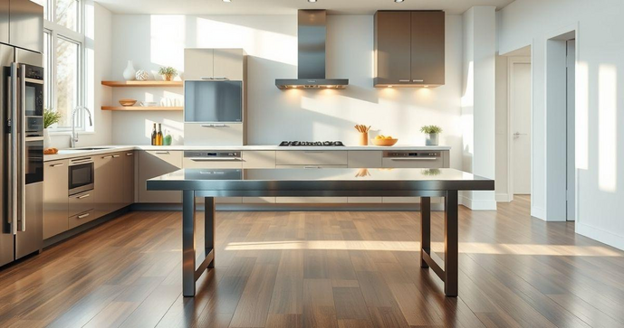 Mesas Inox para Cozinha que Transformam Seu Espaço Gourmet Mesas Inox para Cozinha que Transformam Seu Espaço Gourmet