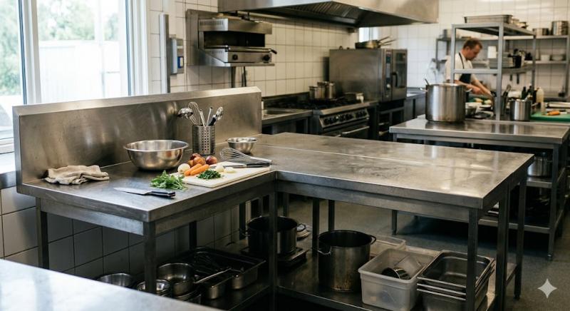Bancadas de Aço Inox: Como Escolher a Melhor para Seu Espaço