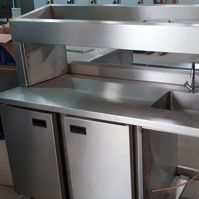 Refrigerador Industrial em Aço Inox Preço Pacaembu - Refrigerador Industrial Horizontal