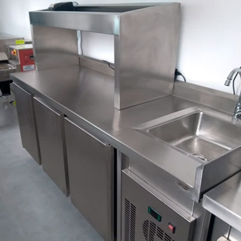 Refrigerador Industrial em Aço Inox Jardim Vazani - Refrigerador Industrial para Chopp