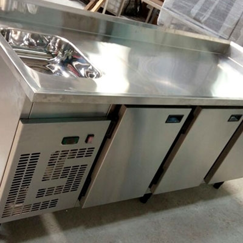 Refrigerador Industrial Horizontal Preço Paulínia - Refrigerador Industrial em Aço Inox